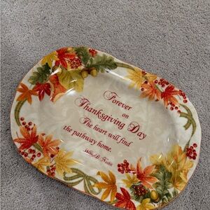 Autumn Leaves Thanksgiving Platter